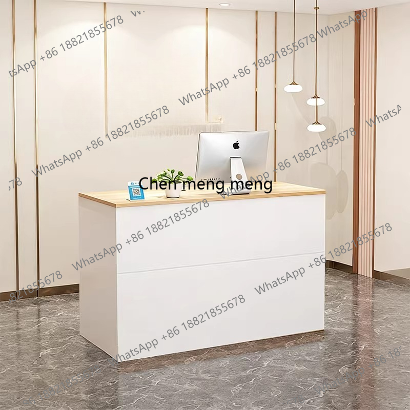 Woodworking Institute - Luksusowa lada recepcyjna Instytut Kosmetyczny Infodesk