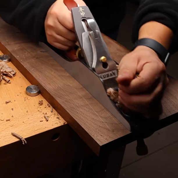 Spokeshave Flat - Strug ręczny z miedzianą podstawą, metalowy,