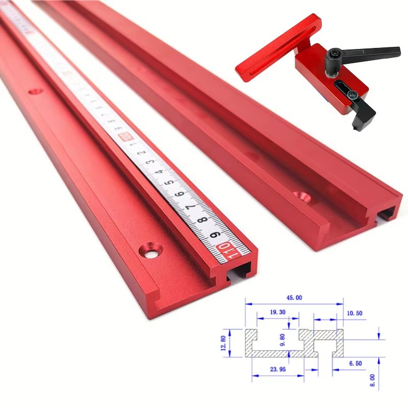 Woodworking Plans - 1 szt. Aluminiowa szyna T ze