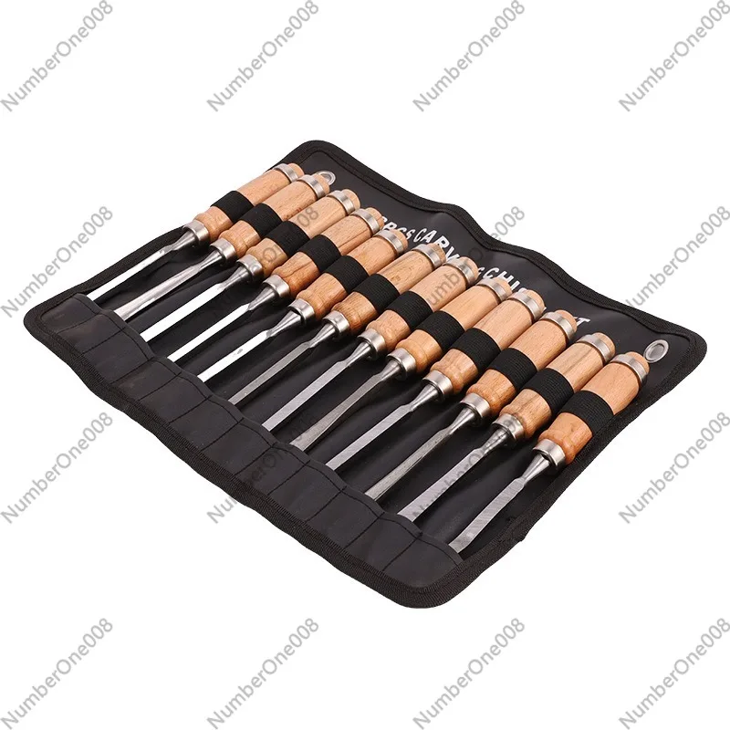 Wood Chisel Set - Zestaw 12 szt. profesjonalnych dłut do