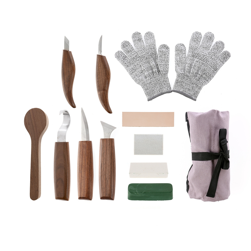 Wood Chisel Set - 12 SZT. Zestaw dłut do rzeźbienia