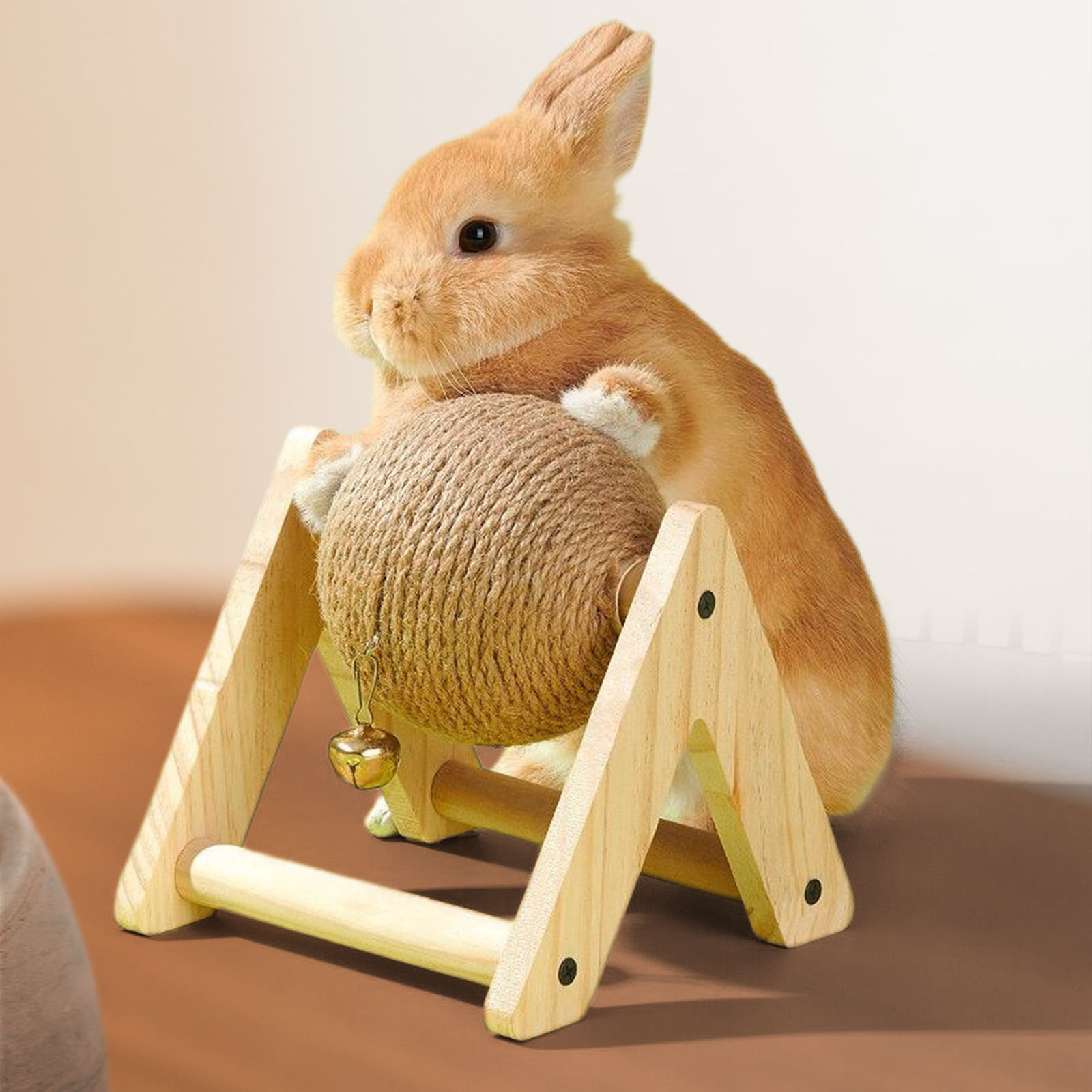 Woodworking Rabbet - Zabawki dla królików Szlifowanie pazurów Piłka