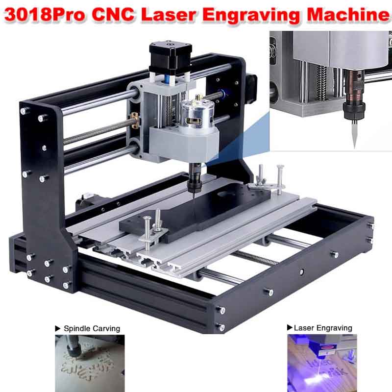 Woodworking Machines - Frezarka CNC 3018Pro do obróbki drewna,