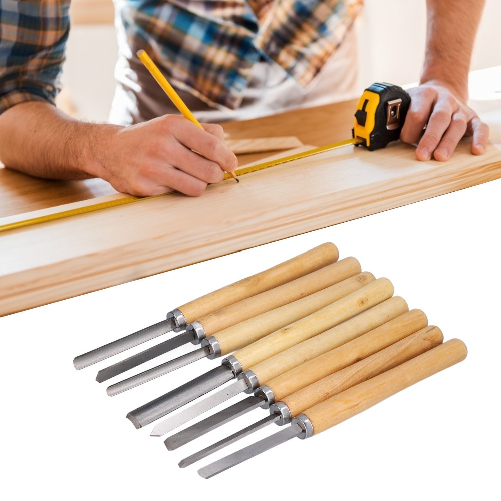 8 SZT. Dłuta do obróbki drewna – Skew Chisel Wood recenzja i cena
