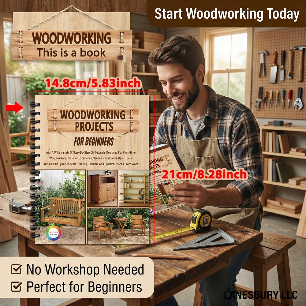 Książka z projektami stolarski – Woodworking Ebook recenzja i cena
