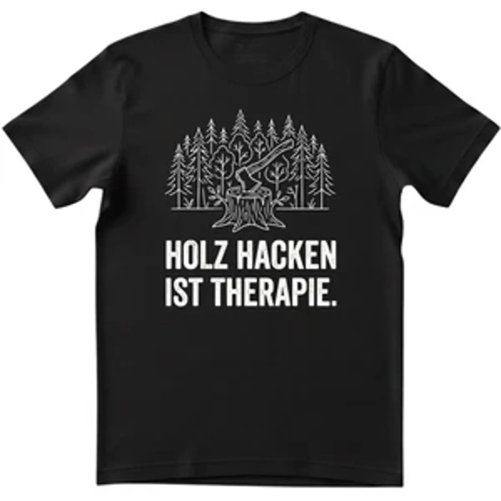 Męska koszulka z napisem: Łucz – Woodworking Therapy recenzja i cena