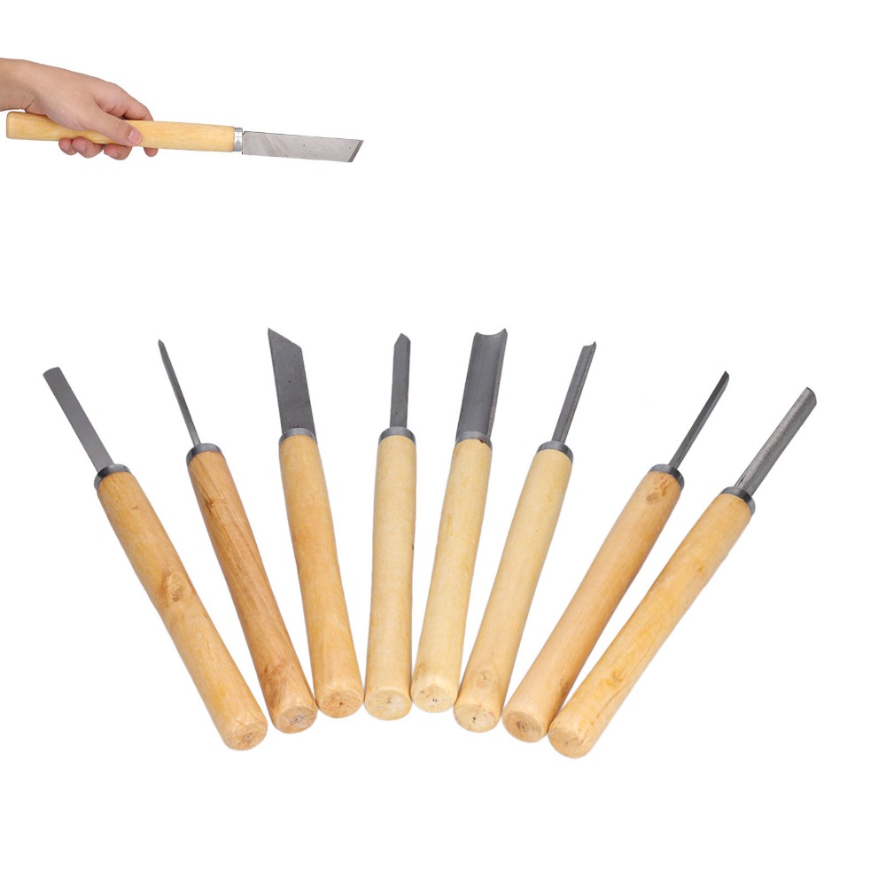 8 SZT. Dłuta do obróbki drewna – Skew Chisel Wood recenzja i cena