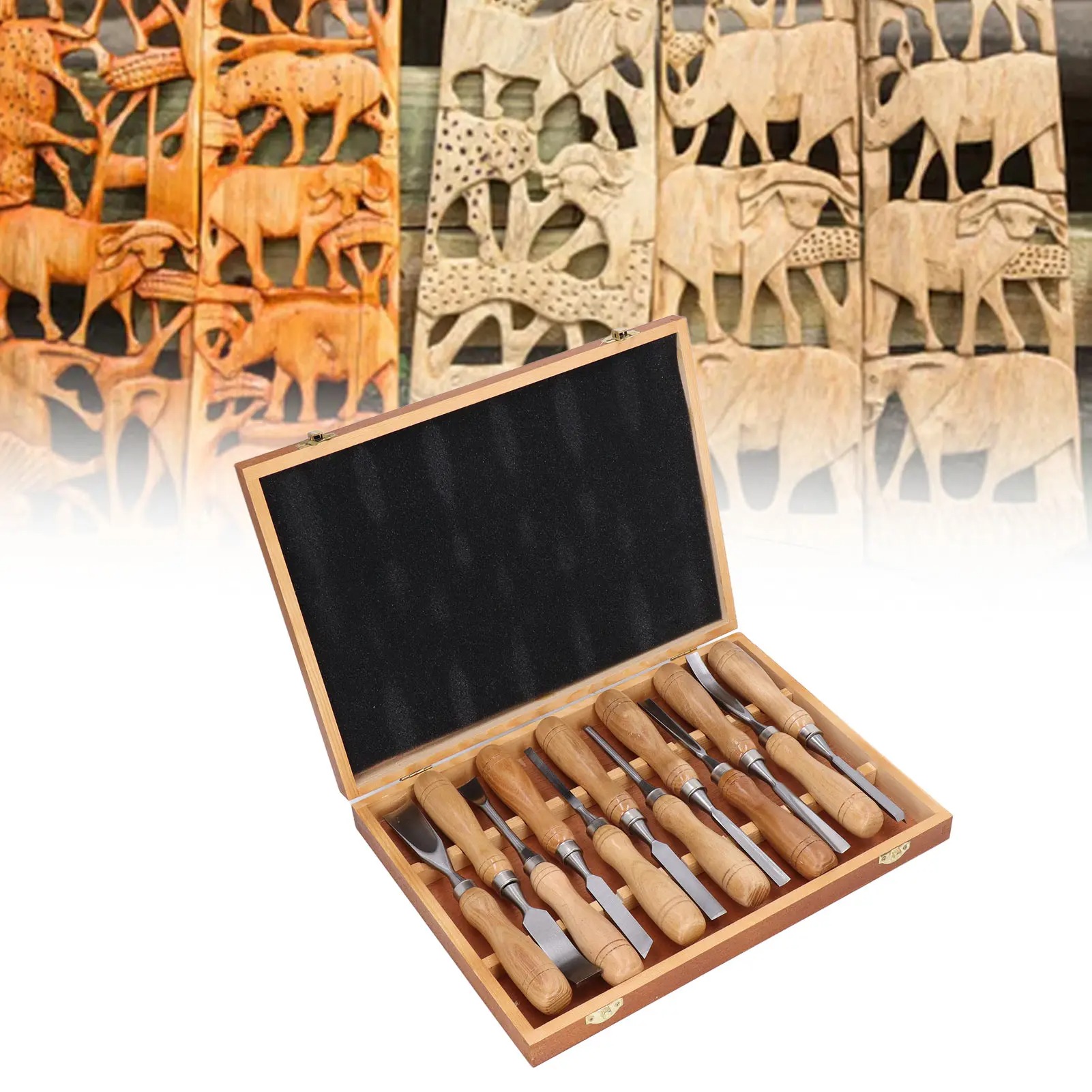 12 sztuk/zestaw Narzędzi do Rz – Wood Chisel Set recenzja i cena