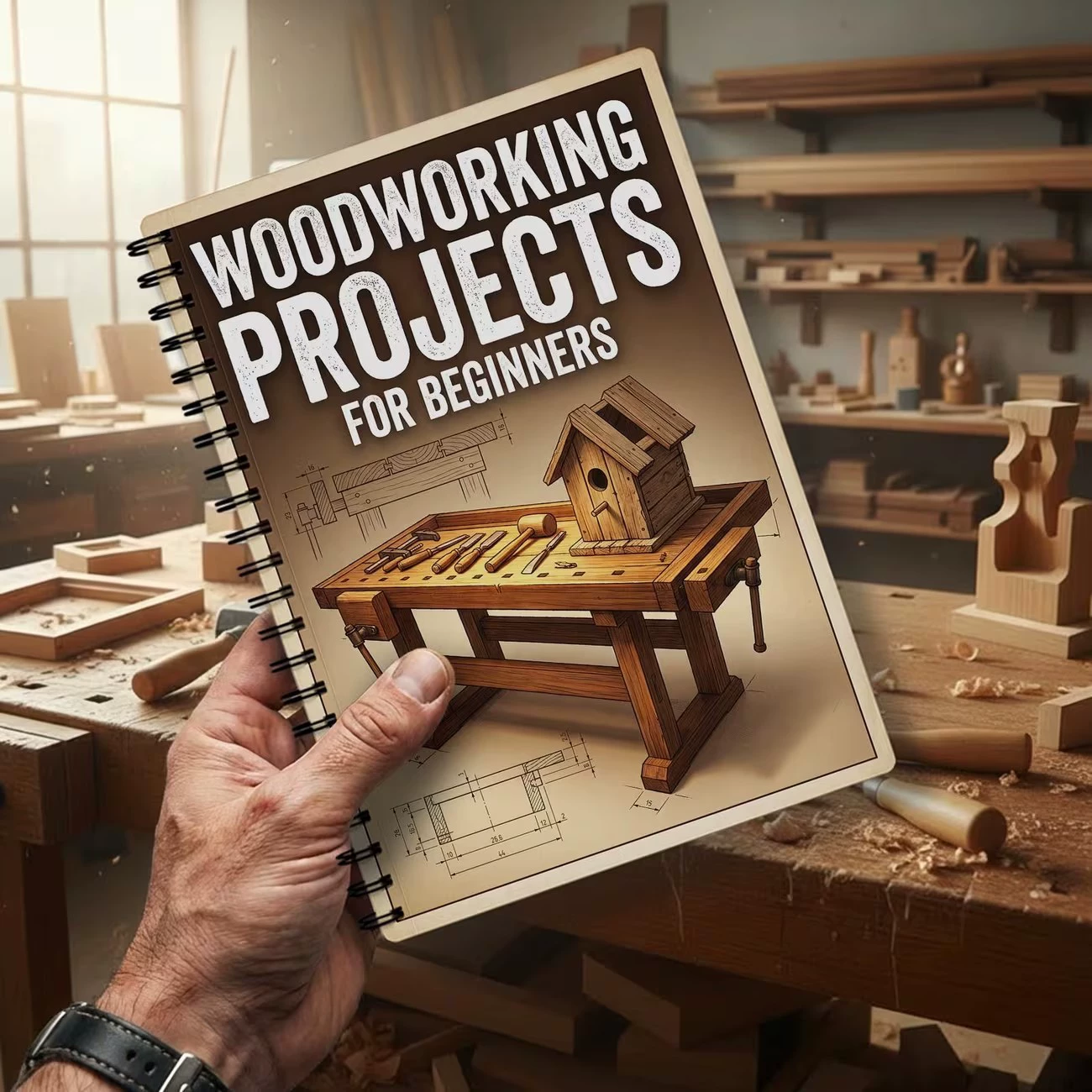 Książka z projektami stolarski – Woodworking Ebook recenzja i cena