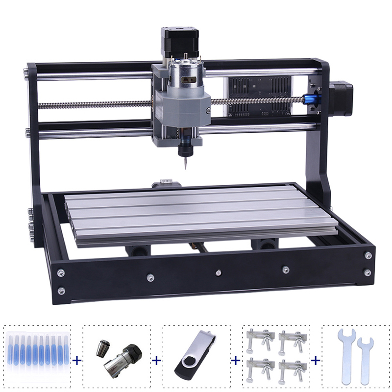 Frezarka CNC 3018Pro do obróbk – Woodworking Machines recenzja i cena