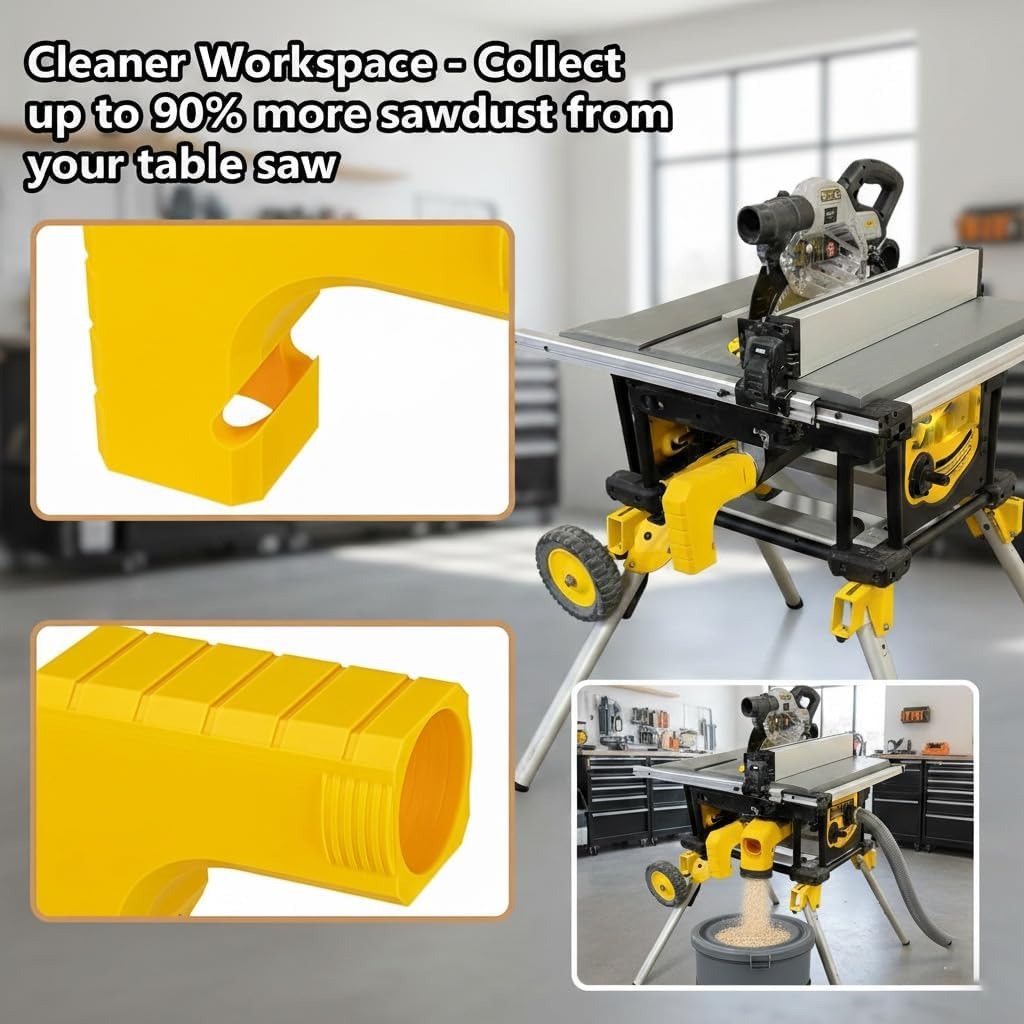 Adapter do odsysania pyłu stol – Woodworking Dust Collection recenzja i cena