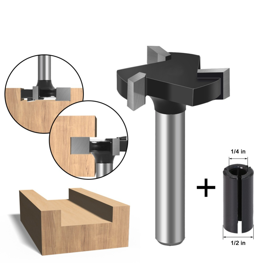 Frez trzpieniowy z 4 ostrzami  – Woodworking Rabbet recenzja i cena