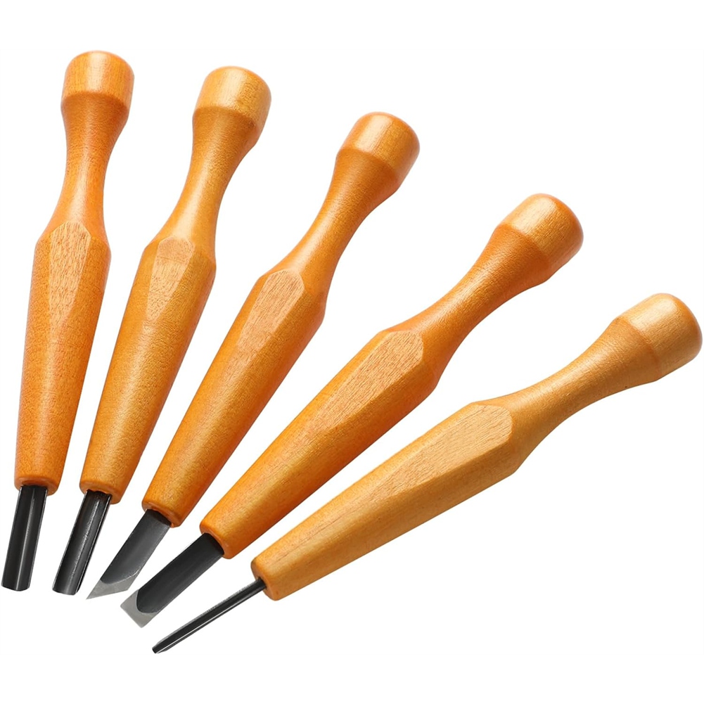 Zestaw narzędzi do linorytu, 5 – Wood Chisel Set recenzja i cena