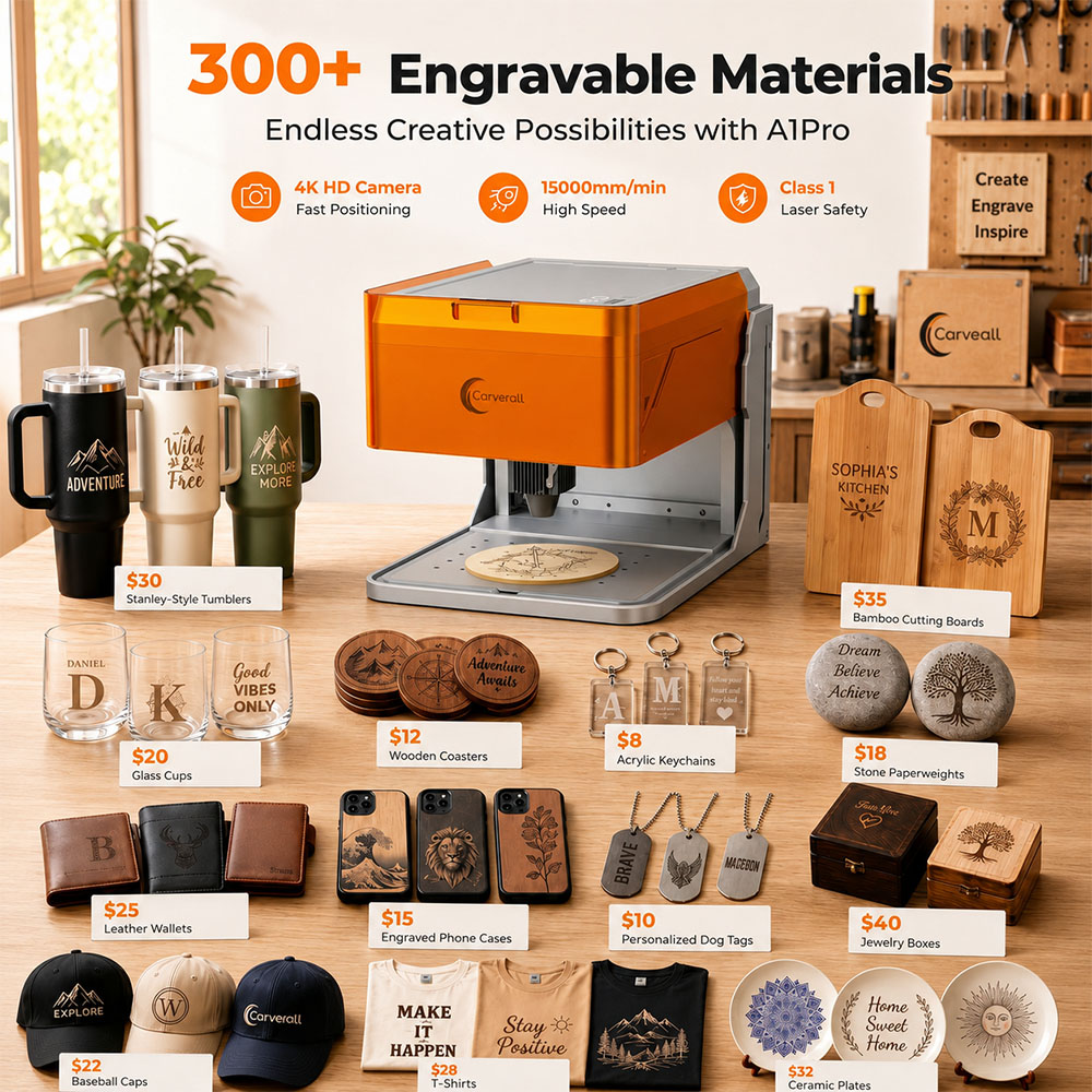 Carverall A1PRO 10W Laserowy G – Woodworking Veneer Cutter recenzja i cena