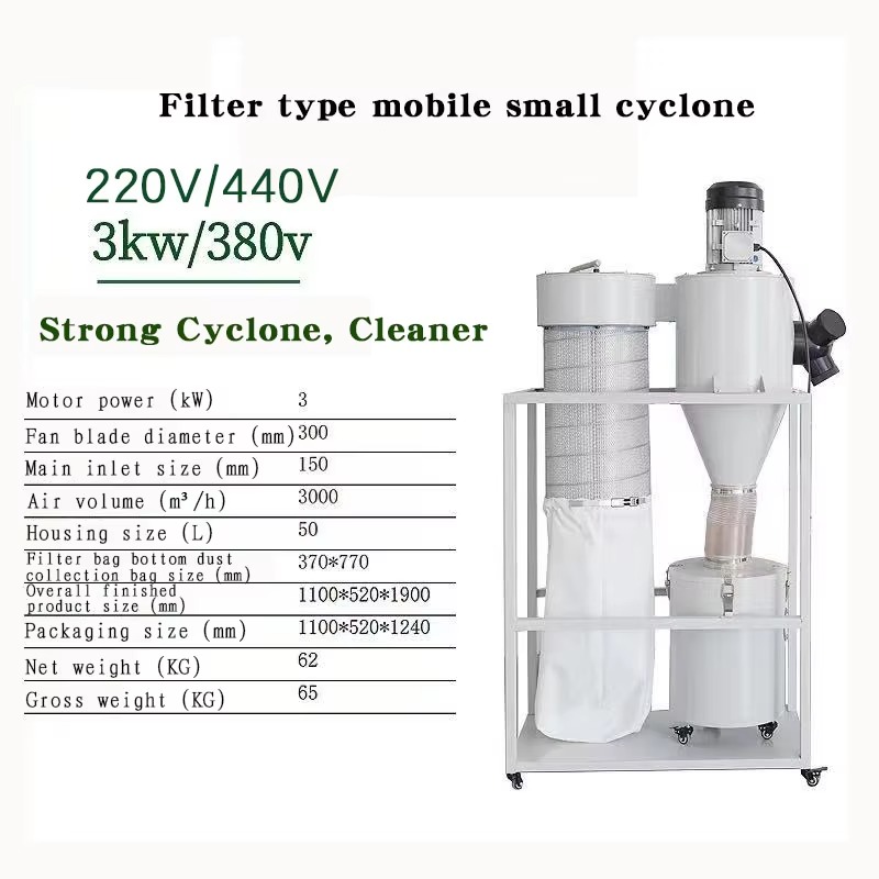 Nowy przenośny cyklonowy odkur – Woodworking Dust Collection recenzja i cena