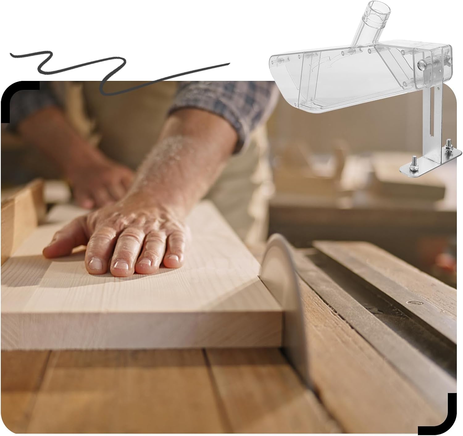 Przezroczysta osłona przeciwpy – Woodworking Dust Collection recenzja i cena